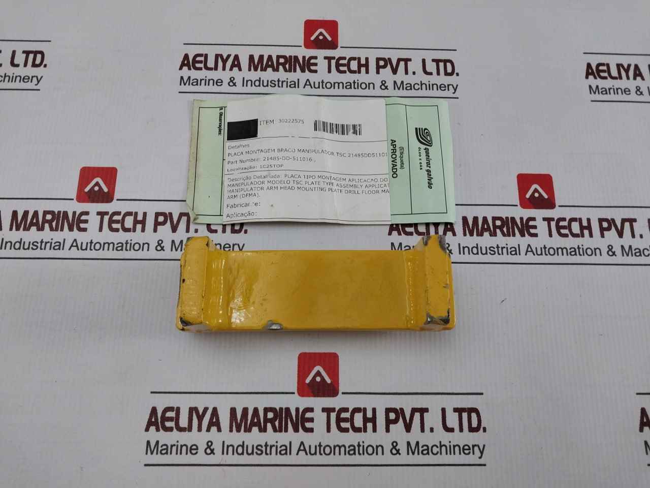 Tsc 21485-dd-511016 Manipulator Arm Mounting Assembly Plate