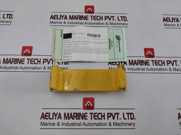 Tsc 21485-dd-511016 Manipulator Arm Mounting Assembly Plate
