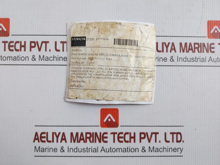 Tsc Head Pin Dfma Manipulator Arm 21407-dd-113016