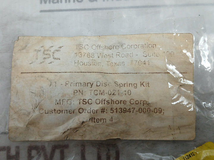 Tsc Tcm-021-10 Primary Disc Spring Kit 112412
