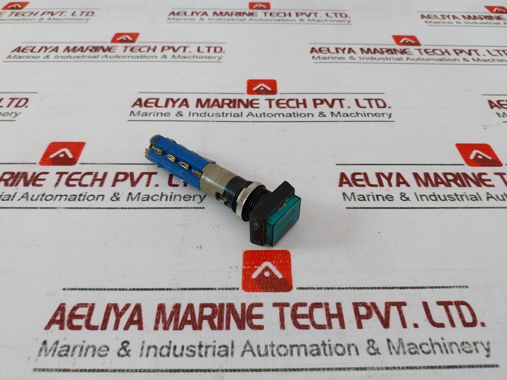 Tschudin &amp; Heid 5a 250vac Green Illuminated Solder Tail Pushbutton Switch 400000 Max 220v