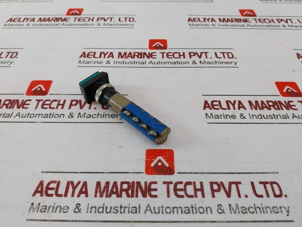 Tschudin &amp; Heid 5a 250vac Green Illuminated Solder Tail Pushbutton Switch 400000 Max 220v