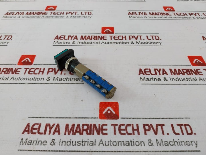 Tschudin & Heid 5a 250vac Green Illuminated Solder Tail Pushbutton Switch 400000 Max 220v