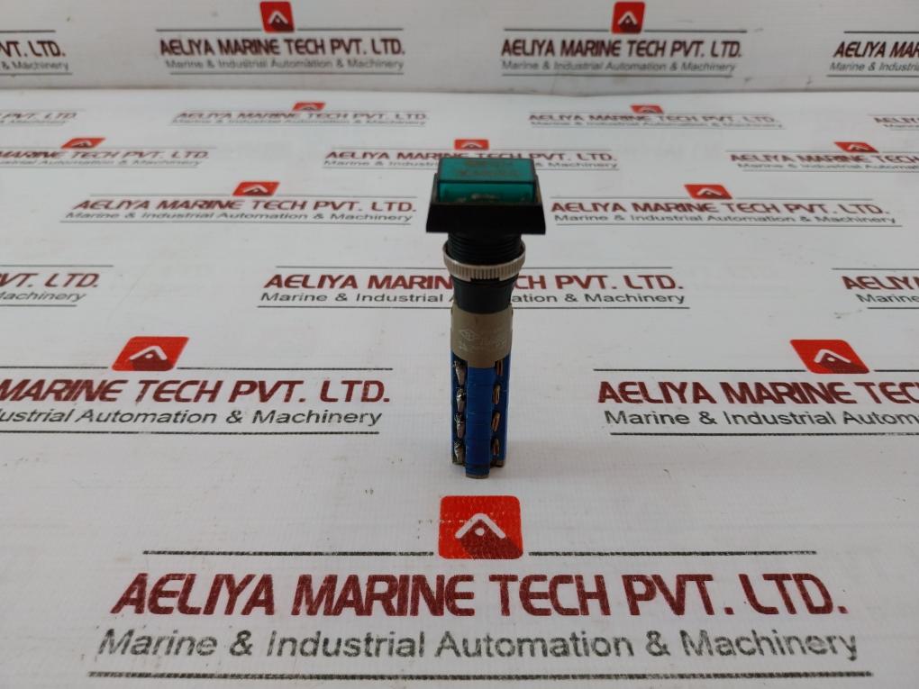 Tschudin &amp; Heid 5a 250vac Green Illuminated Solder Tail Pushbutton Switch 400000 Max 220v
