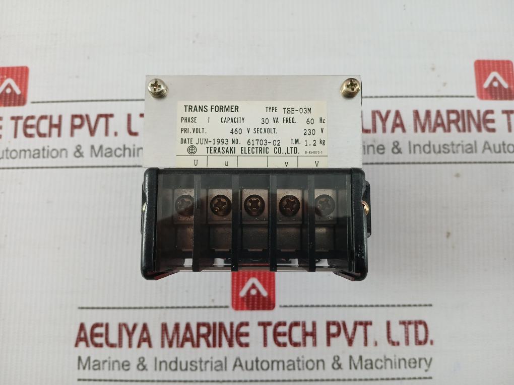 Tse-03m-Single-Phase-Control-Transformer-Brand-Terasaki-Electric-30va-460v-2