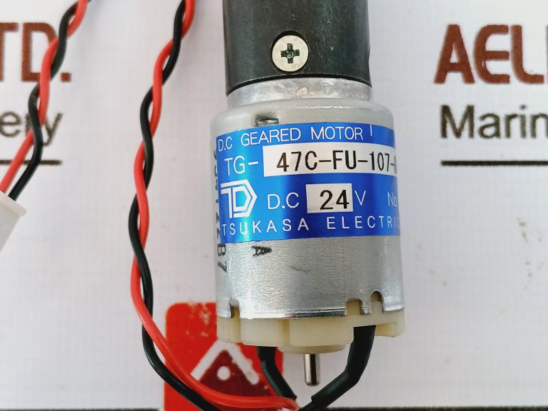 Tsukasa Electric Tg-47C-fu-107-d644 Dc Geared Motor 24V J61118