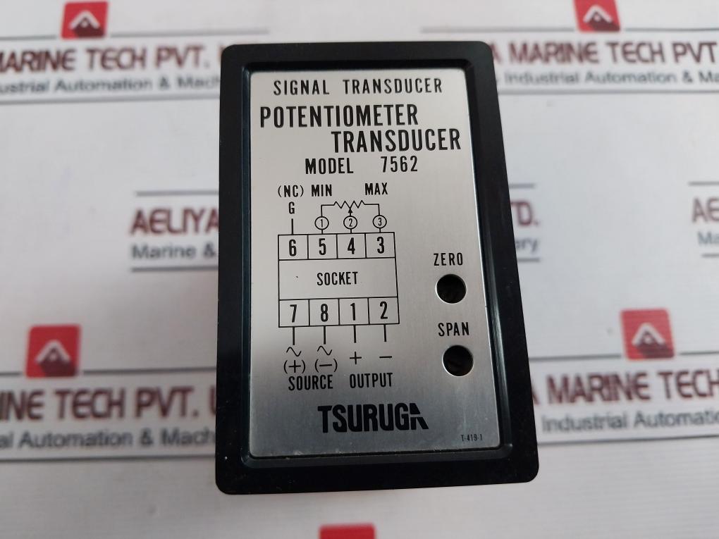 Tsuruga 7562-29-3 Signal Transducer Potentiometer Transducer
