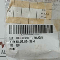 Tsuruga Cr-1 Detect Relay Input Dc 4-20Ma Ac110V D-42821-2