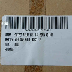 Tsuruga Cr-1 Detect Relay With Base Input Dc 4-20Ma D-42821-2 Fa-no60A