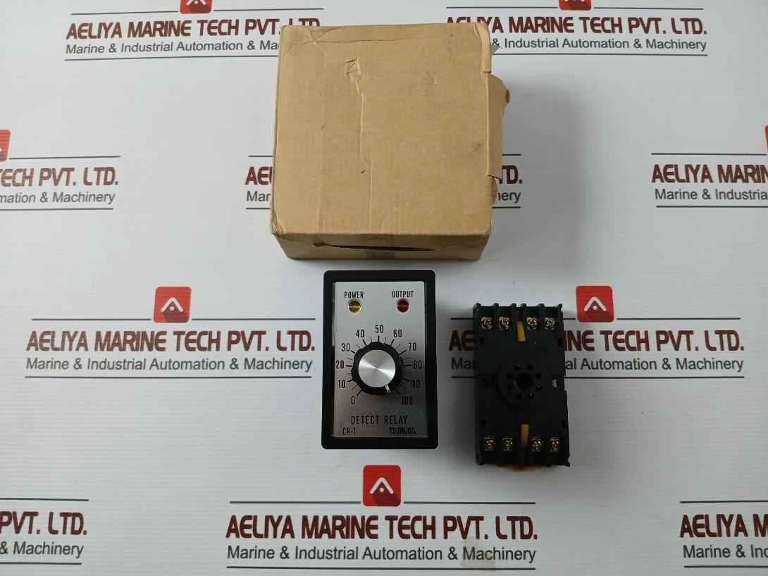 Tsuruga Cr-1 Detect Relay With Base Input Dc 4-20Ma D-42821-2 Fa-no60A