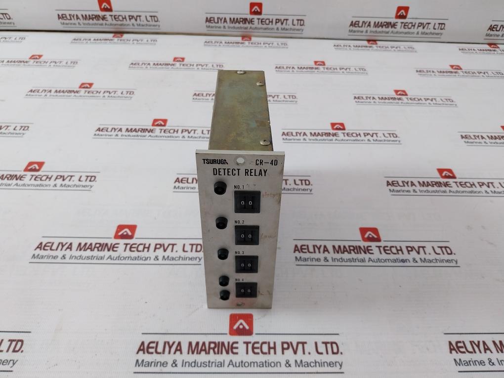 Tsuruga Electric Cr-4D 4 Point Detect Relay 4-20 Ma 100Ma 50Vdc