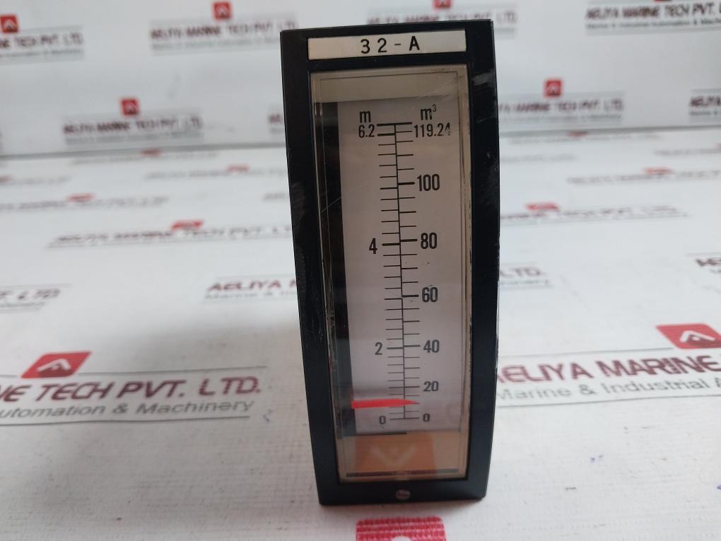 Tsuruga Electric Tme-120 Analog Meter 0-6.2M 0-119.24M3 32-a Dc10V 1500V