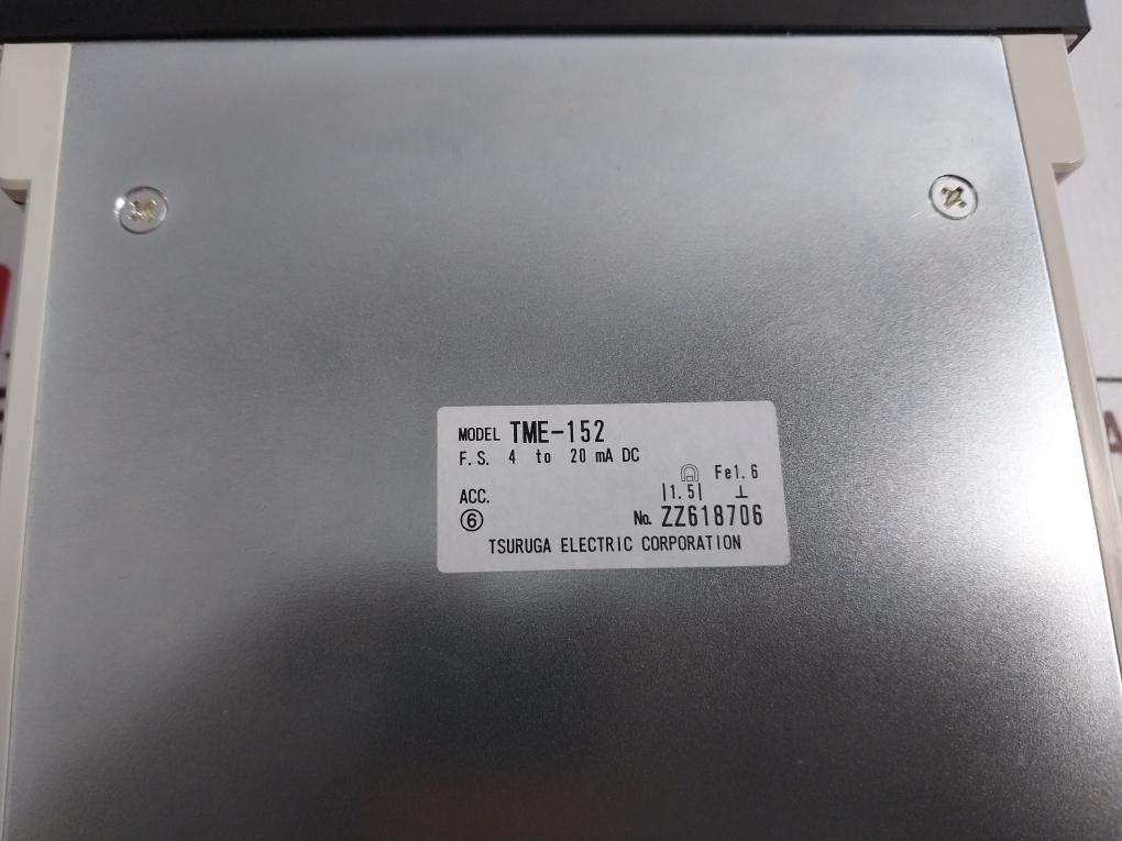 Tsuruga Electric Tme-152 Analog Relay Meter 4–20 Ma Dc Zz618706