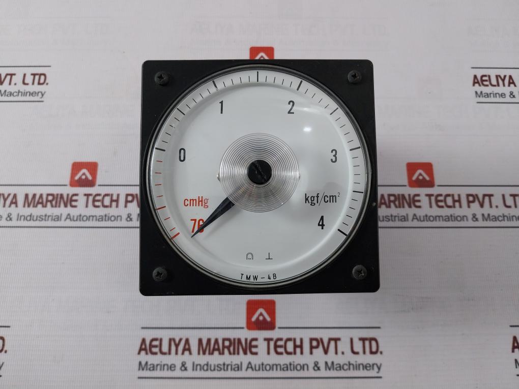 Tsuruga Electric Tmw-4B Pressure Indicator Dc 4-20Ma 1500V Cmhg 76-0-4 Kgf/Cm2