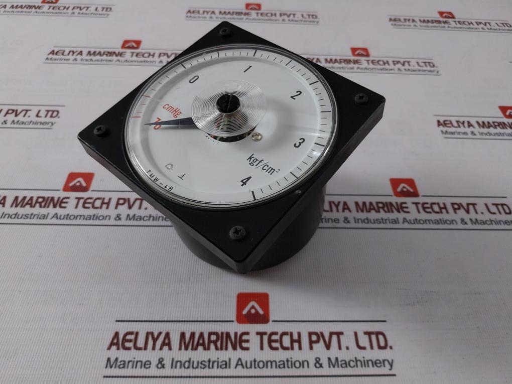 Tsuruga Electric Tmw-4B Pressure Indicator Dc 4-20Ma 1500V Cmhg 76-0-4 Kgf/Cm2