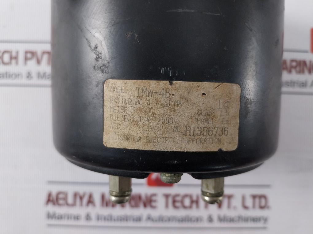 Tsuruga Electric Tmw-4B Pressure Indicator Dc 4-20Ma 1500V Cmhg 76-0-4 Kgf/Cm2