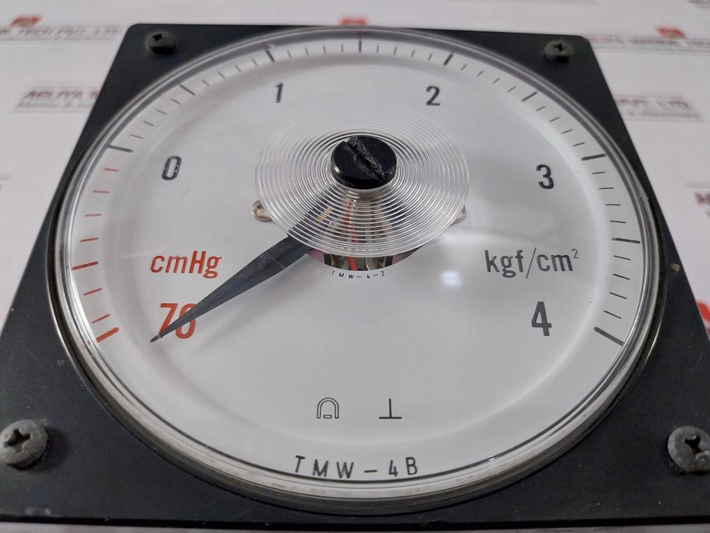 Tsuruga Electric Tmw-4B Pressure Indicator Dc 4-20Ma 1500V Cmhg 76-0-4 Kgf/Cm2