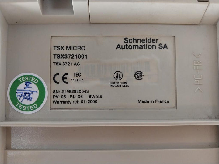 Tsx3721001-Modicon-Tsx-Micro-Modular-Base-Controller-100-240Vac-Telemecanique-208830-7