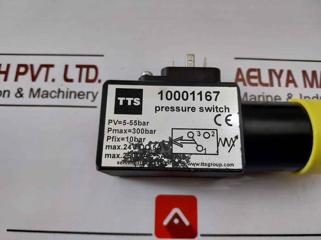 Tts 10001167 Pressure Switch 24V Dc 5A/250V Ac 5A 10A 250V 250/35