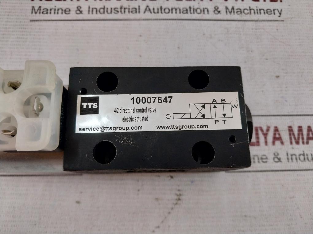 Tts 10007647 Directional Control Valve S1-024000 24Vdc 109D X Hr7