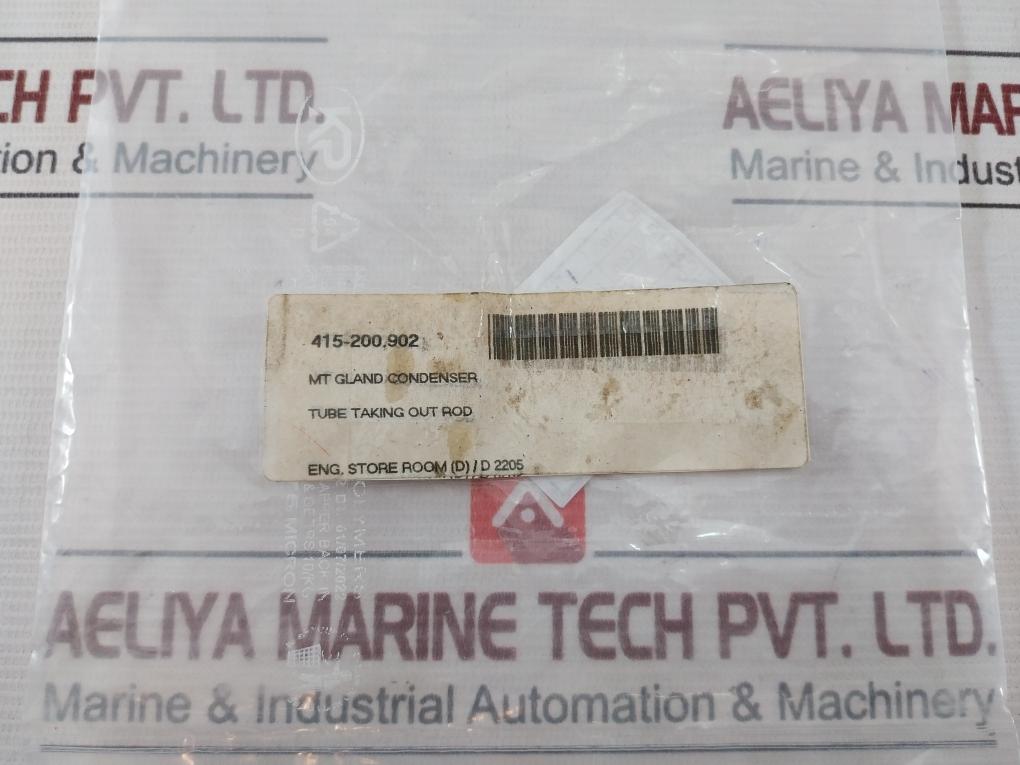 Tube Taking Out Rod 415-200.902 Mt Gland Condenser