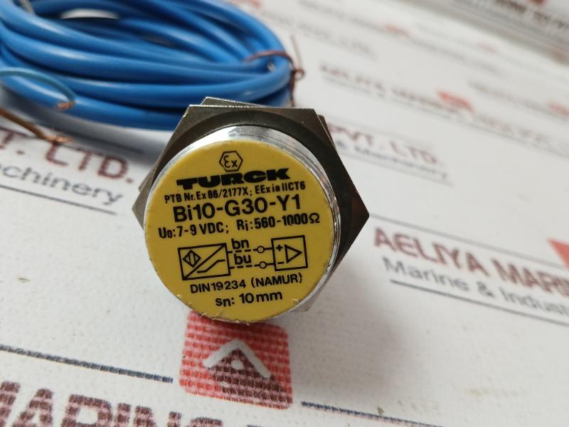 Turck Bi10-g30-y1 Inductive Sensor 7-9Vdc, Ri. 560-1000Ω 10Mm