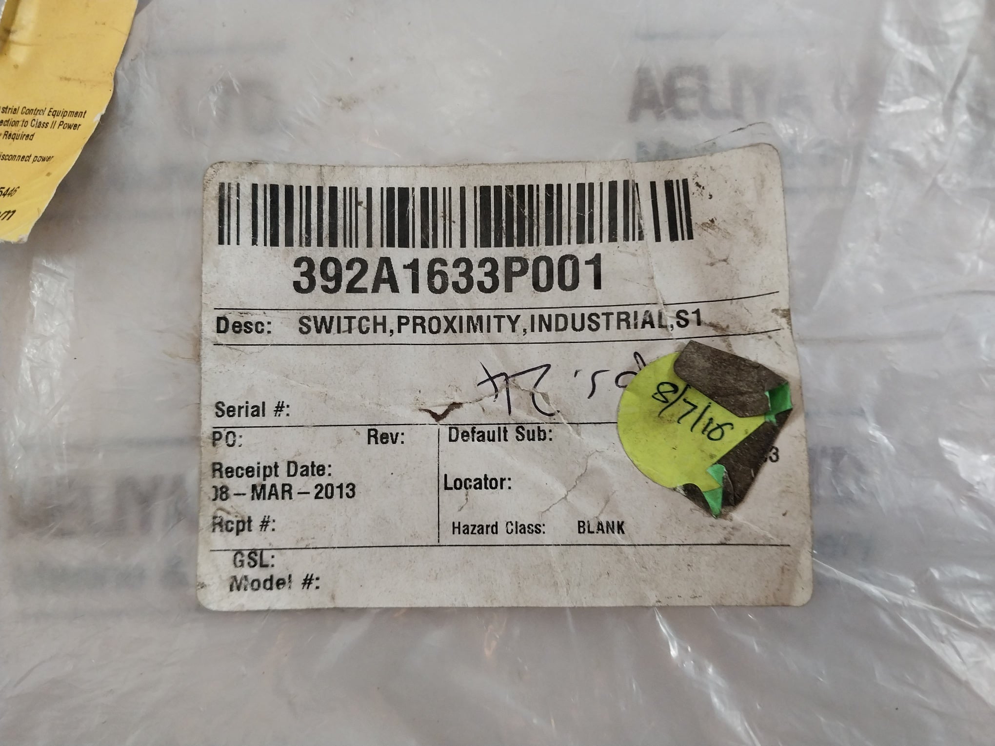 Turck Bi8-g18-ap6X/S1684 7M Proximity Switch 10-30 Vdc 200 Ma