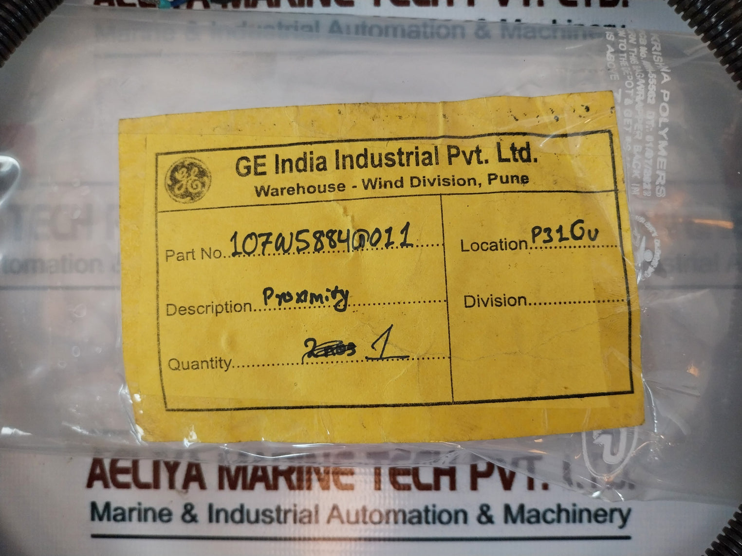 Turck Bi8-g18-ap6X 7M Inductive Sensor W/ Proximity Sensor Cable