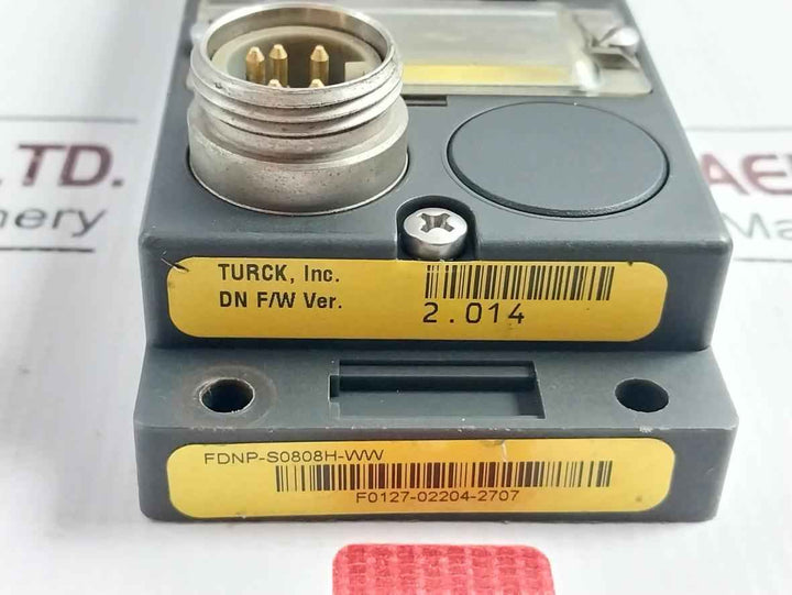Turck Fdnp-s0808H-ww Devicenet Bus Stop 8 In 8 Out Station Module 11-26 Vdc