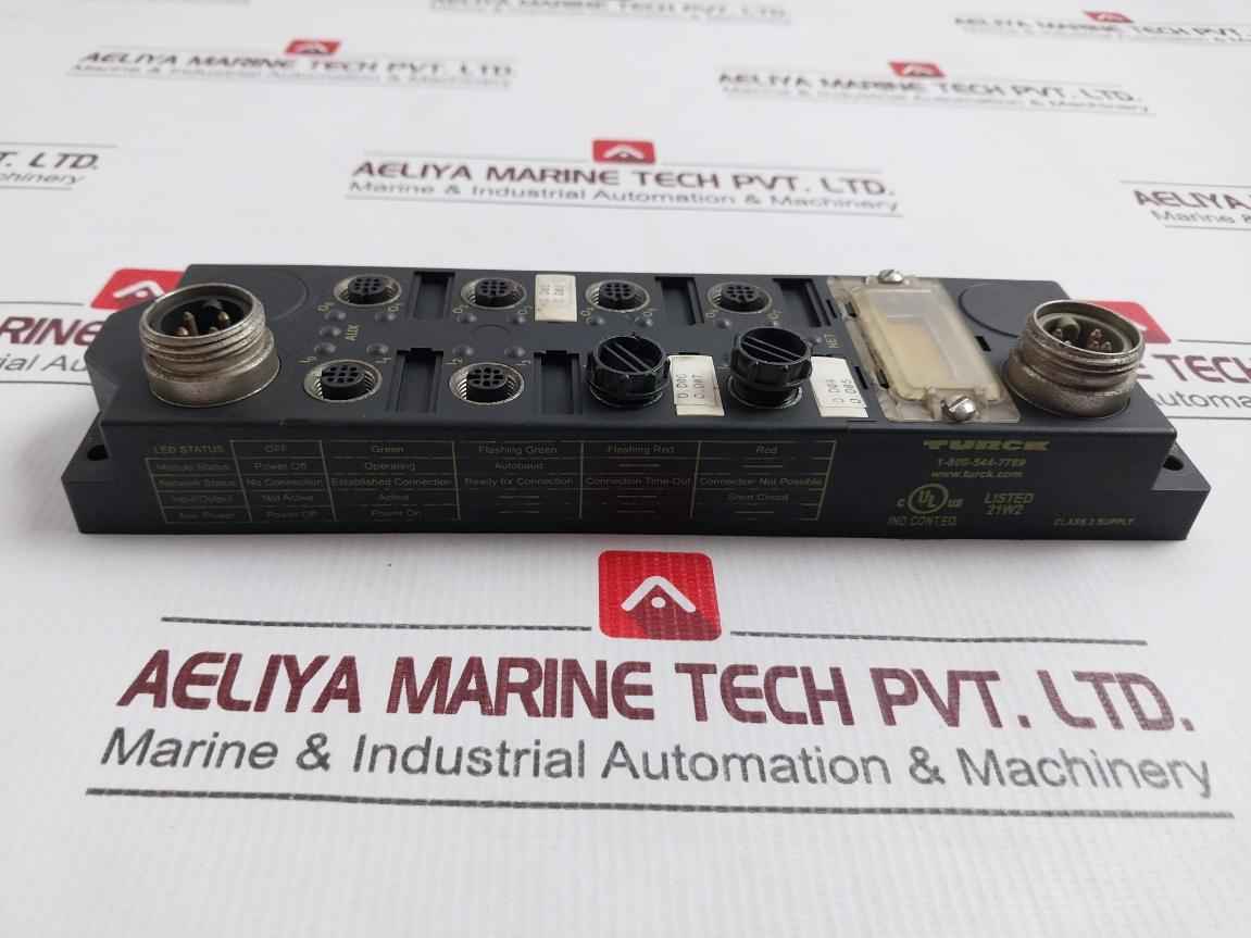 Turck Fdnp-s0808H-ww I/O Module 11-26 Vdc 100 Ma
