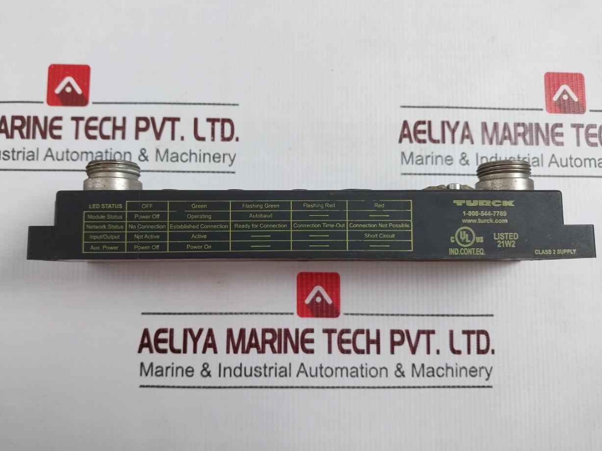 Turck Fdnp-s0808h-ww Power Distribution Block 11-26 Vdc 100 Ma