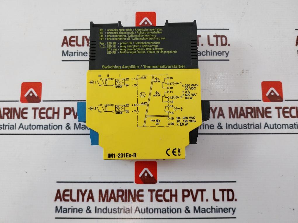 Turck Im1-231Ex-r Switching Amplifier Module 30Vdc