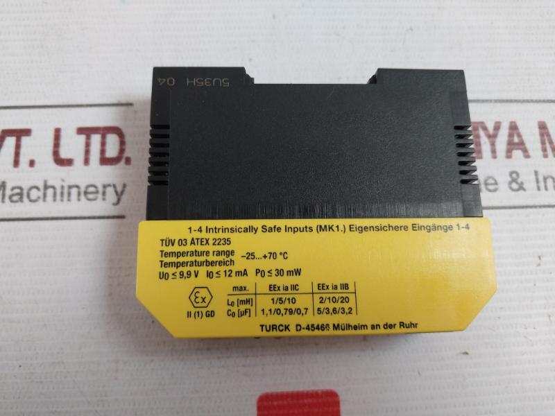 Turck Mk13-r-ex0/24Vdc Multi-module Isolating Switching Amplifier 250Vac/120Vdc