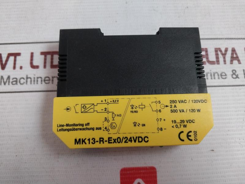 Turck Mk13-r-ex0/24Vdc Multi-module Isolating Switching Amplifier 250Vac/120Vdc