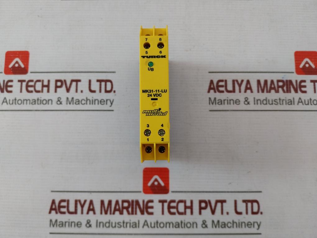 Turck Mk31-11-lu/24Vdc Multi Module Analog Signal Transmitter 0–10Vdc 0–20Ma