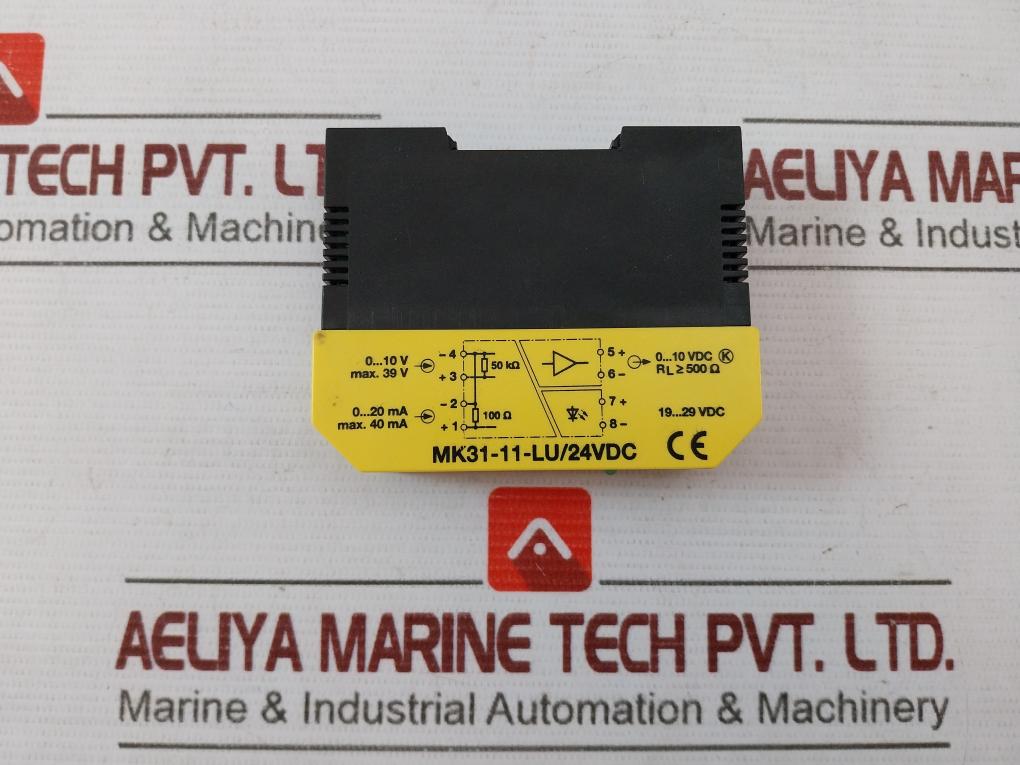 Turck Mk31-11-lu/24Vdc Multi Module Analog Signal Transmitter 0–10Vdc 0–20Ma