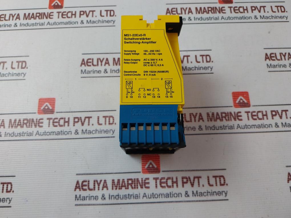Turck Ms1-22Ex0-r Isolating Switch Amplifier 230 Vac 4A