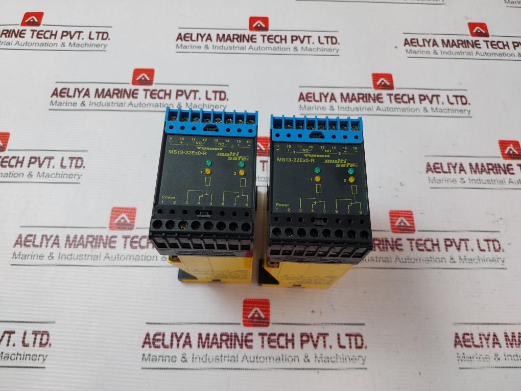 Turck MS13-22EX0-R Multi Safe Switching Amplifier 250VAC