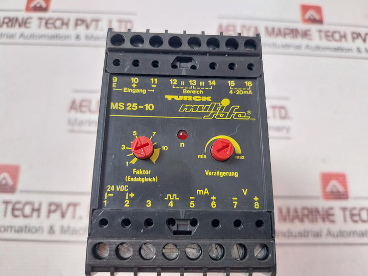 Turck Ms 25-10 Multi Safe Tachometer 24 Vdc