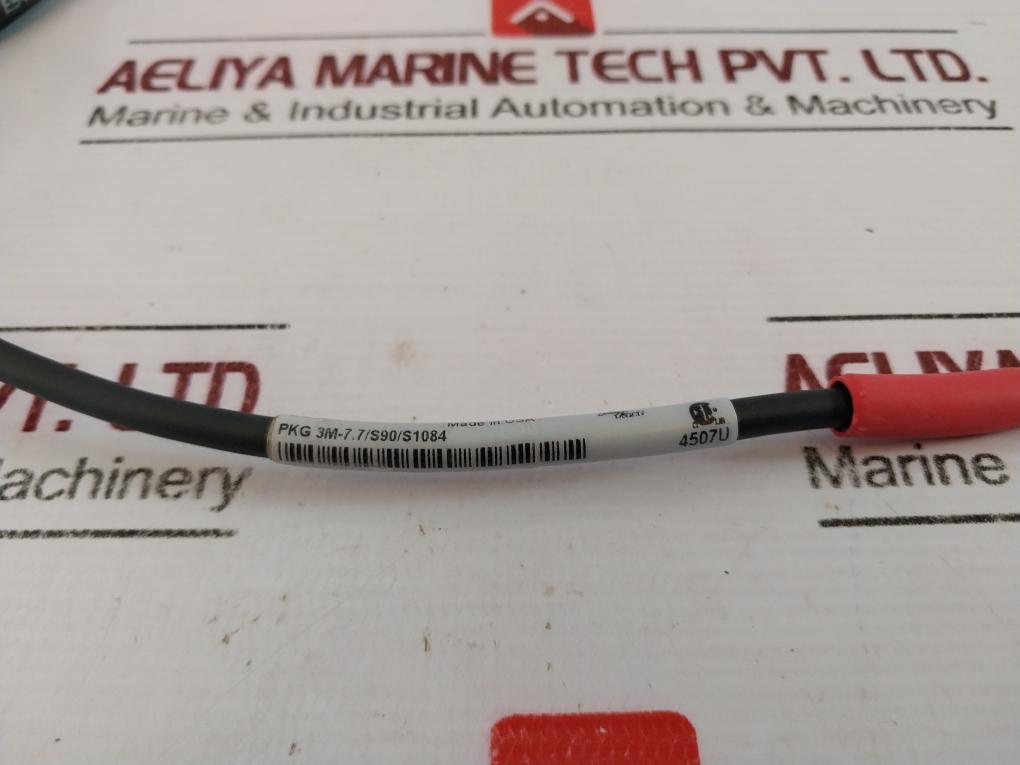 Turck Pkg 3M-7.7/S90/S1084 Molded Cordset Cable 7.5 Meter