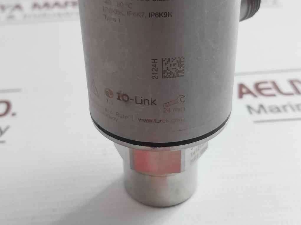 Turck Ps510-250-01-li2Upn8-h1141 Pressure Sensor 0-250Bar Ip6K6K 2124H 17-33Vdc