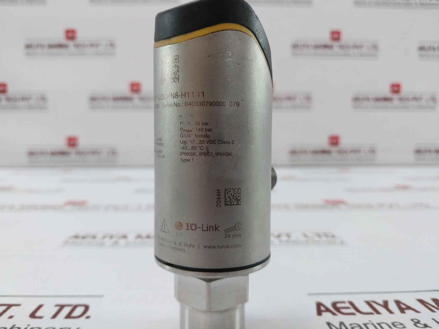 Turck Ps510-25V-01-li2Upn8-h1141 Pressure Sensor 140 Bar 24 Mm G1/4”