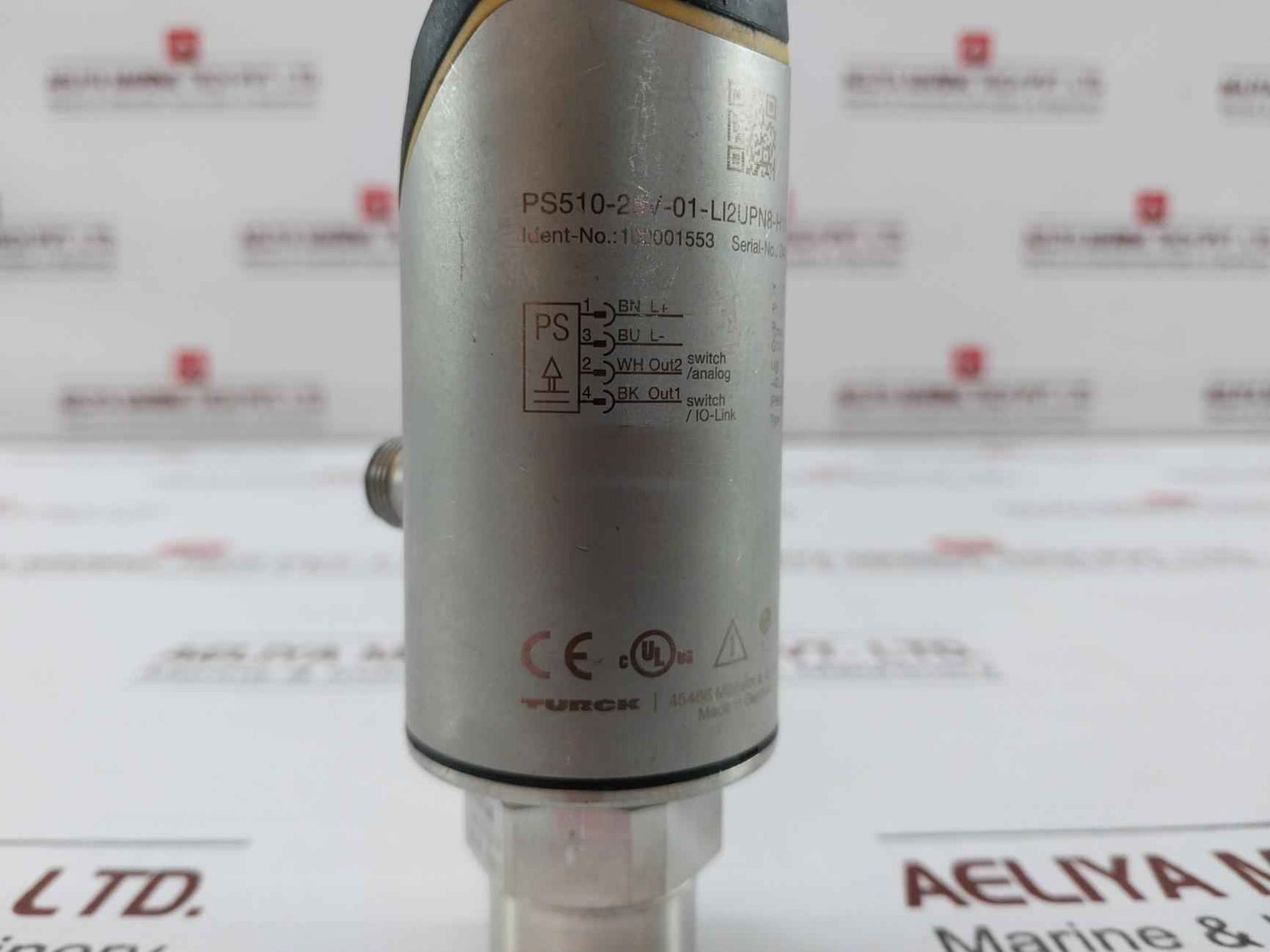 Turck Ps510-25V-01-li2Upn8-h1141 Pressure Sensor 140 Bar 24 Mm G1/4”