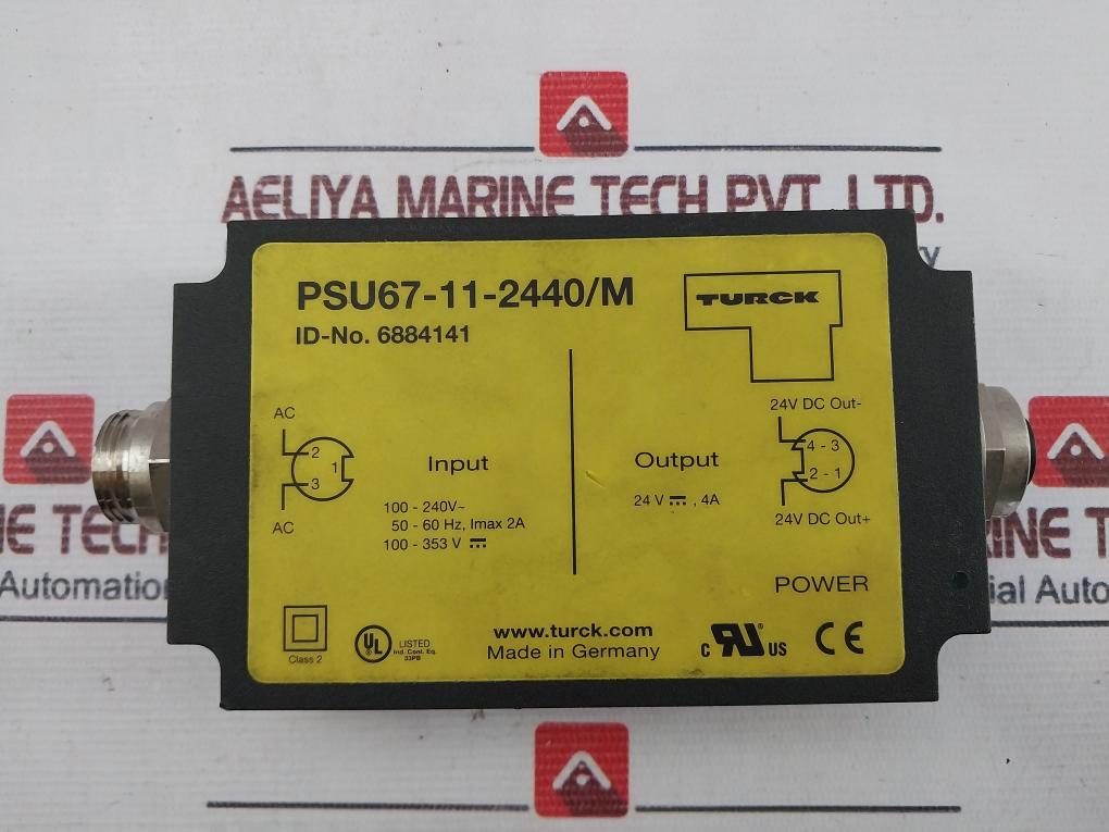 Turck Psu67-11-2440/M Power Supply Module 2A 100-240V~ 50-60 Hz