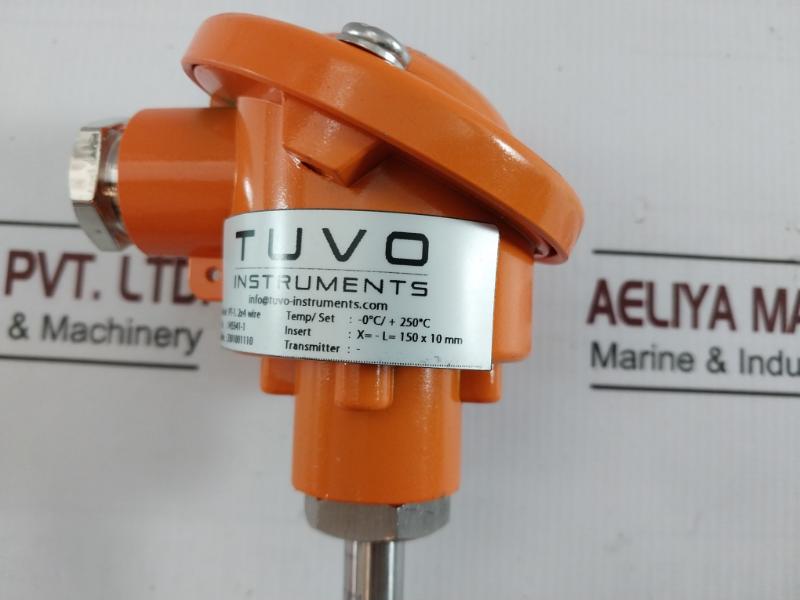 Tuvo Pt-1.2x4 Wire Temperature Sensor Thermometer 145541-1 -0 C/+ 250 C