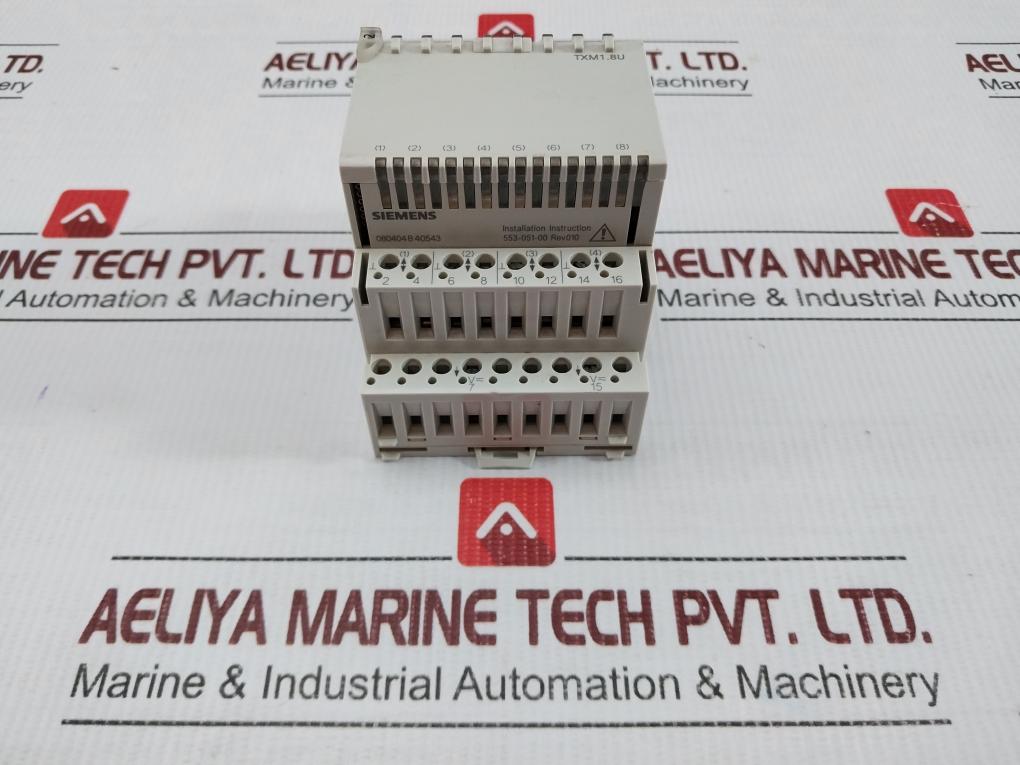 Txm1.8U Universal I/O Module Siemens Rev-010