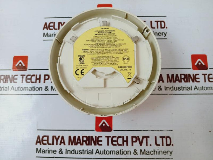 Tyco 811Ph Mix Optical Smoke & Heat Detector 516.800.507