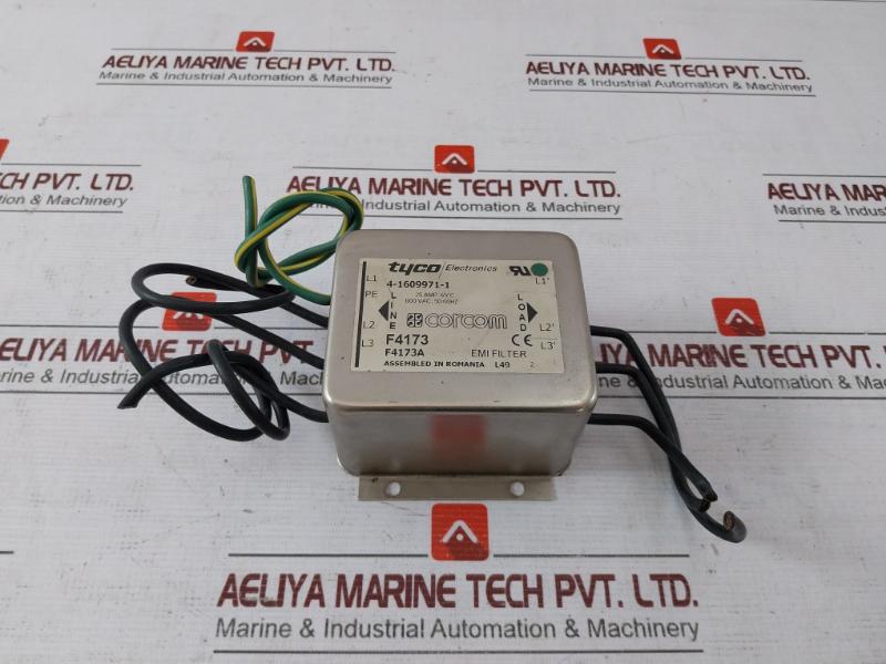 Tyco Electronics 4-1609971-1 Emi Filter F4173A 3Hnp03316-1/00 600 Vac 50/60Hz