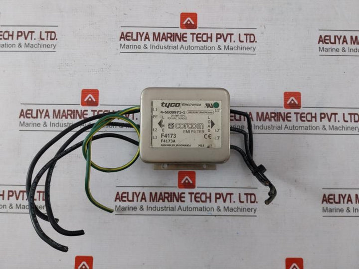 Tyco Electronics 4-6609971-1 Emi Filter 600 Vac 50/60Hz 3Hnp03316-1/00