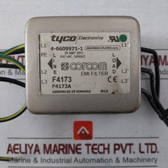 Tyco Electronics 4-6609971-1 Emi Filter 600 Vac 50/60Hz 3Hnp03316-1/00